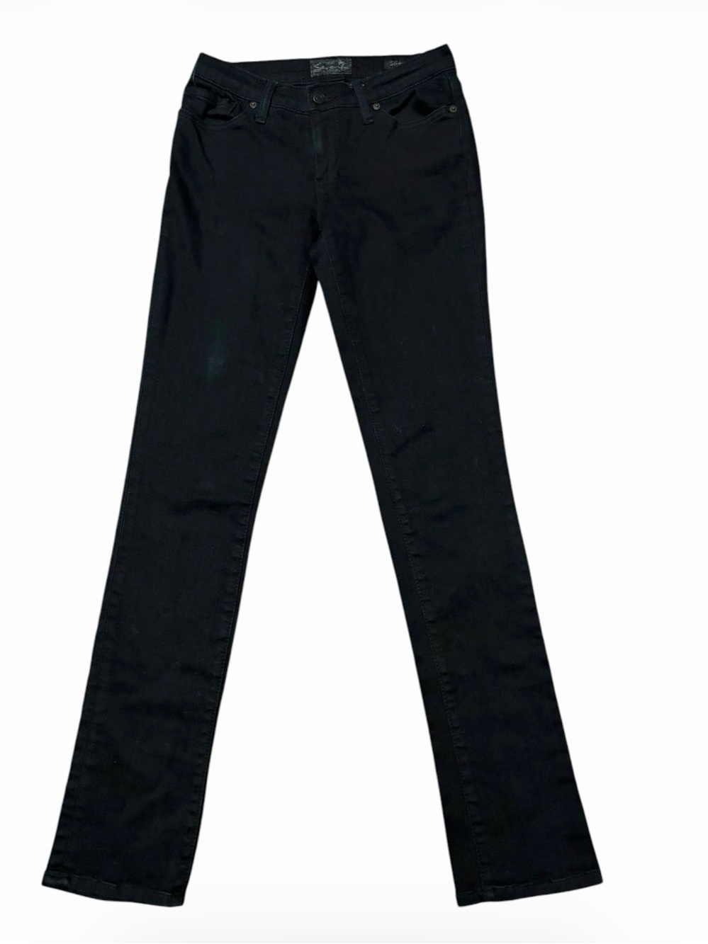 Seven7 Black Slim Jeans